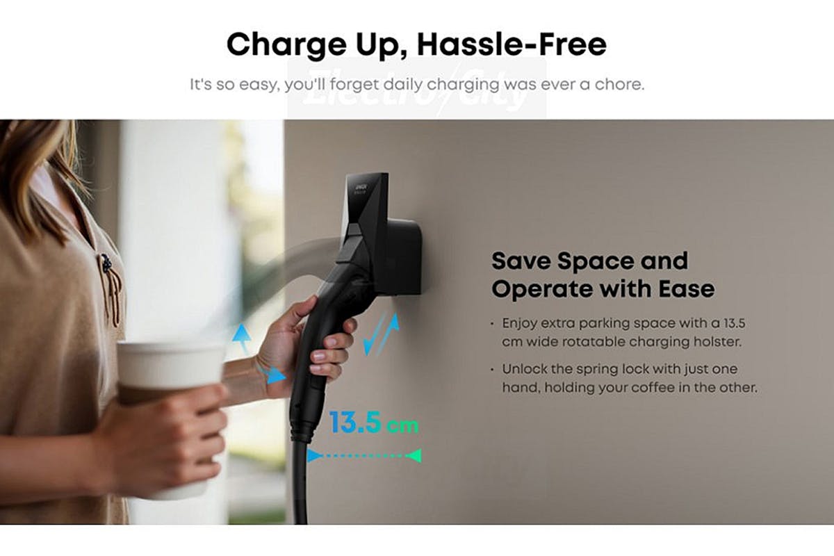 Anker Solix V1 Smart 7.4kW EV Charger | Black-8