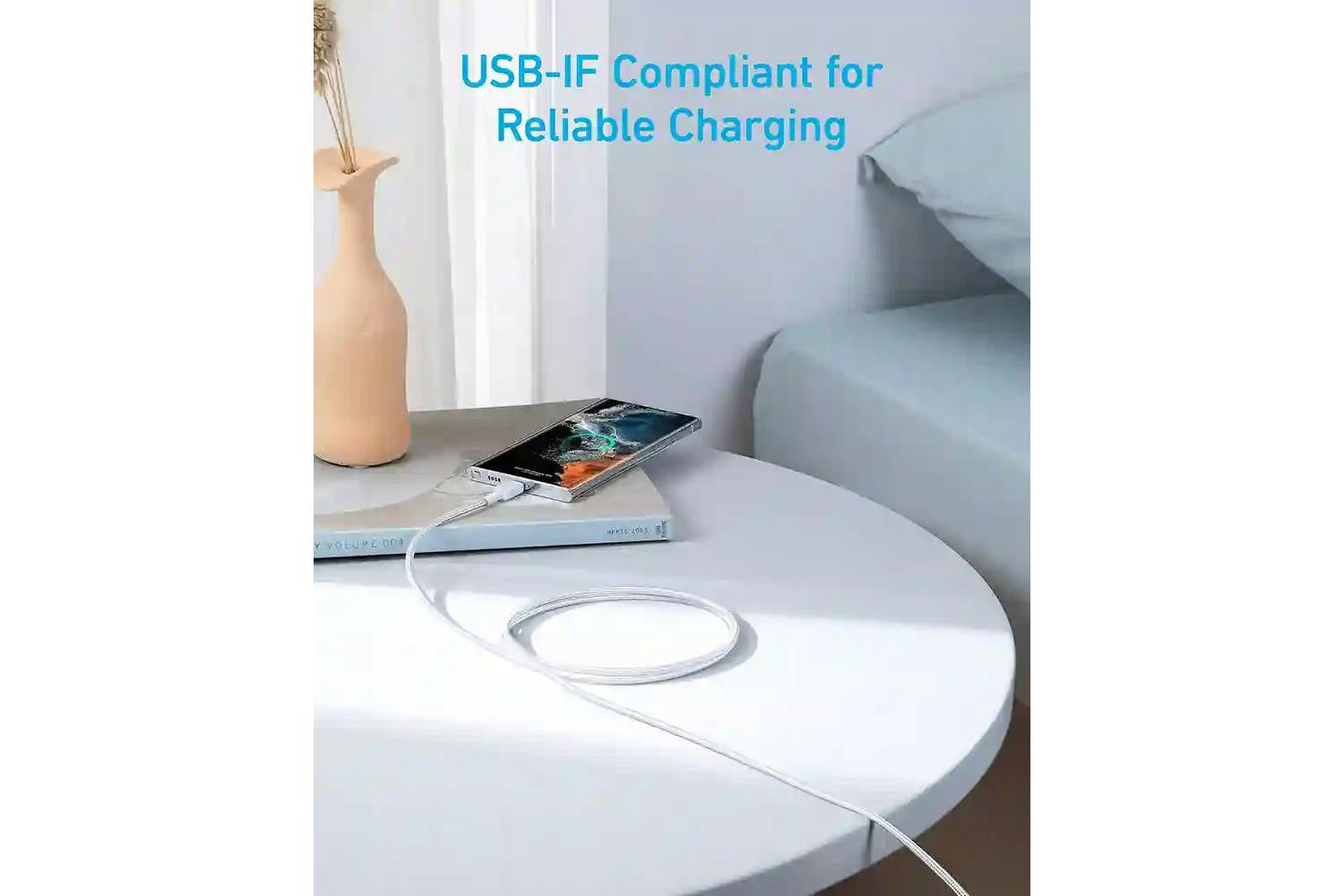 Anker 322 USB - C to C Cable | 1.8m | White-2