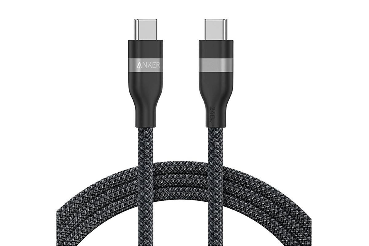 Anker 240W Upcycled-Braided USB-C to USB-C Cable | Black