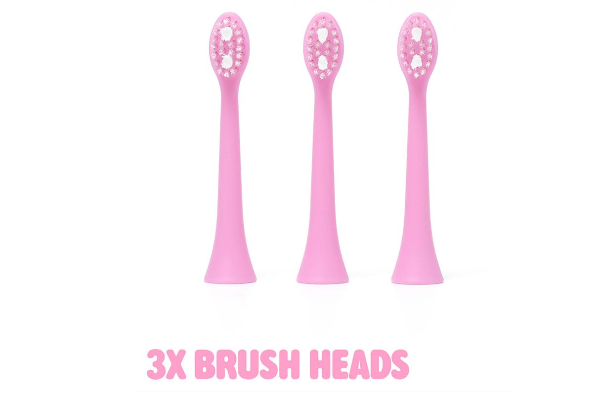 Spotlight Oral Care Sonic Toothbrush Replacement Heads | Pink-3