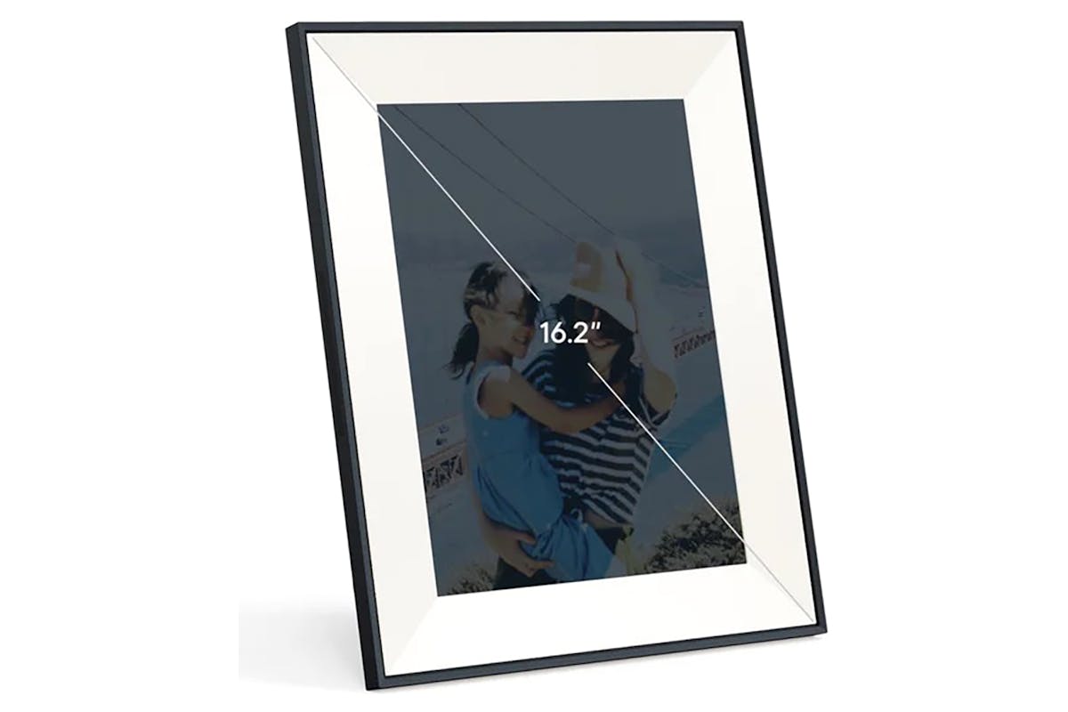 Aura Aspen 12" HD Photo Frame | Ink with Paper Mat-4