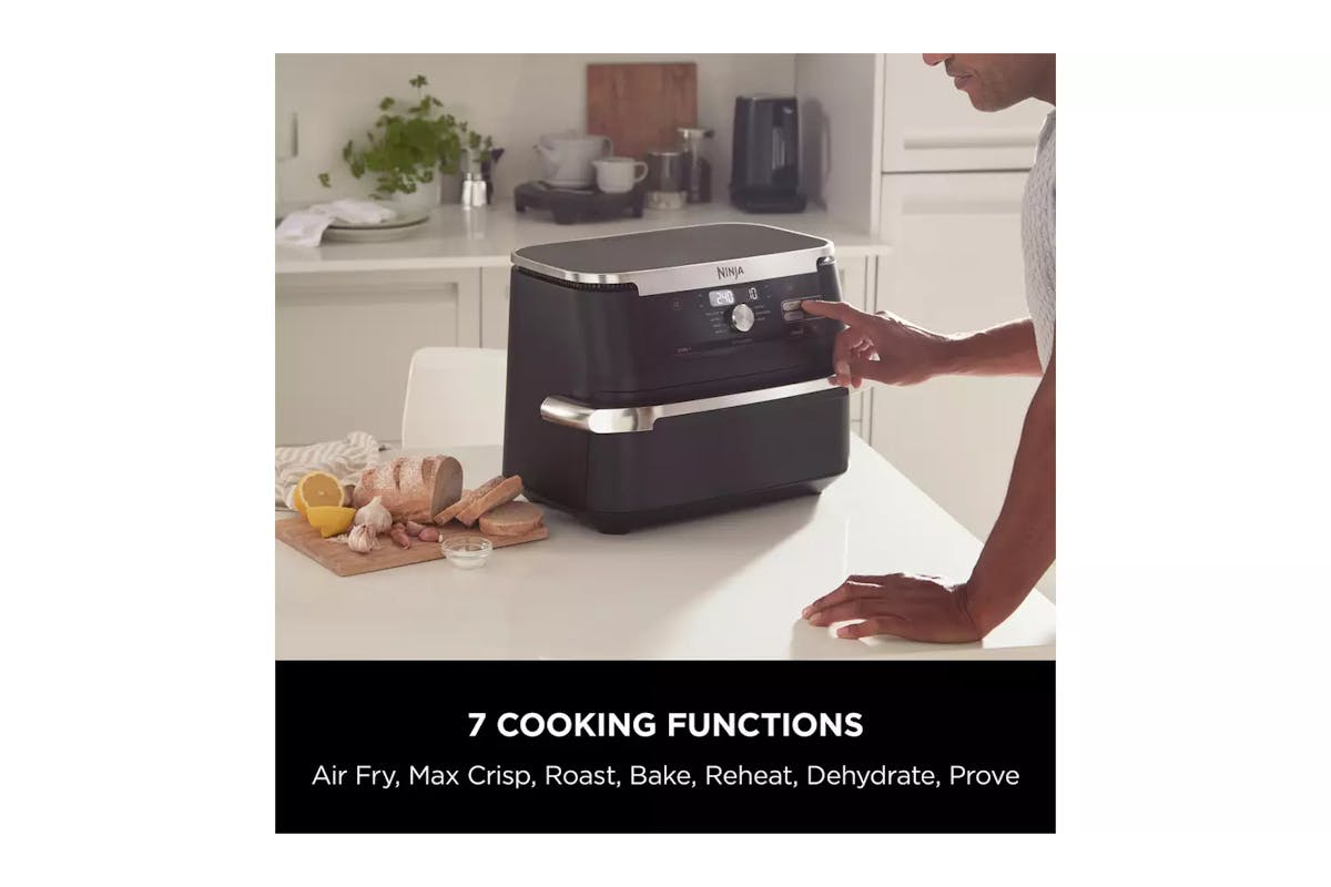 Ninja 10.4L Foodi Dual Zone Air Fryer | AF500UK | Black-10