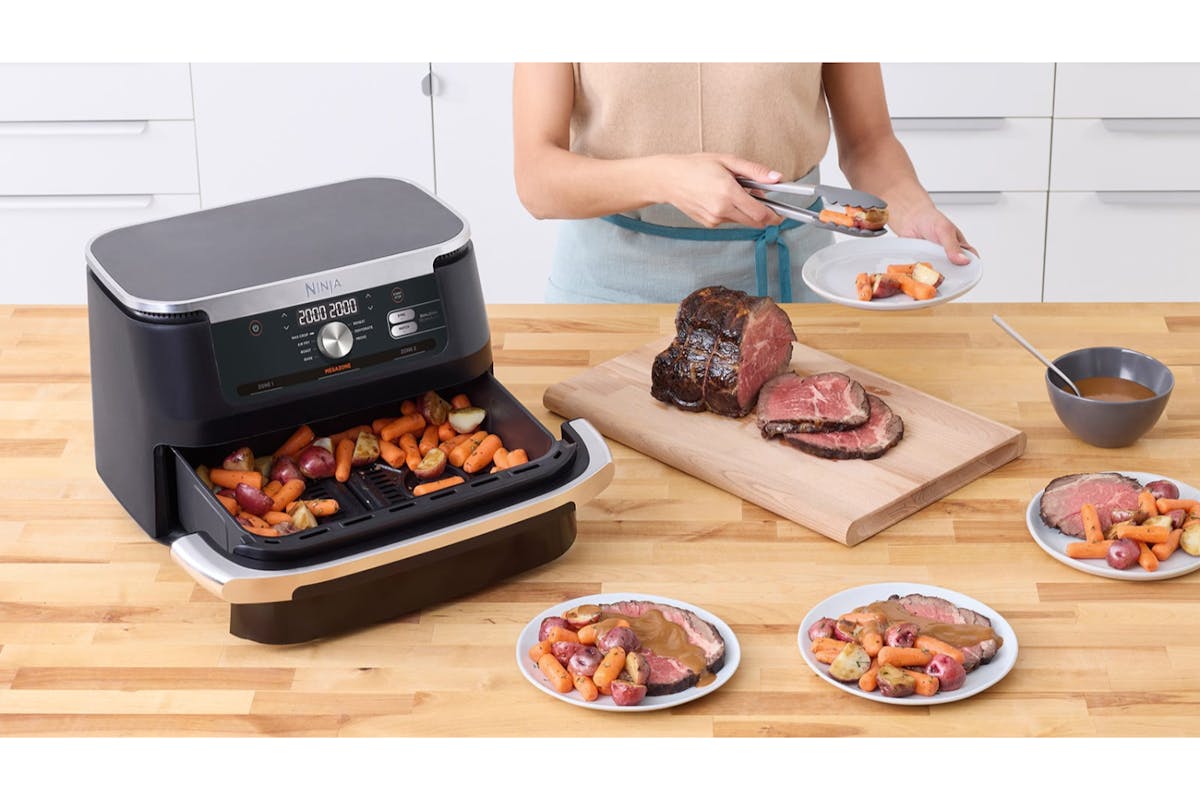 Ninja 10.4L Foodi Dual Zone Air Fryer | AF500UK | Black-4