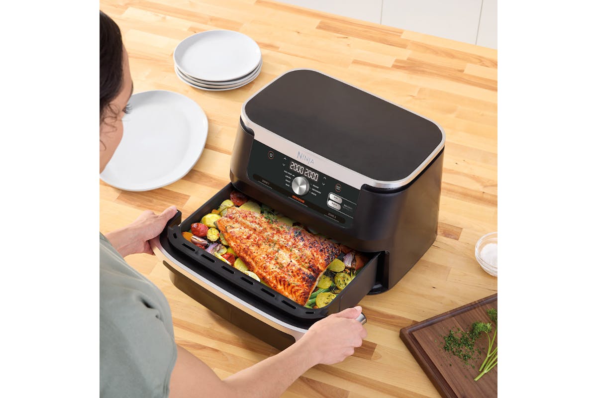 Ninja 10.4L Foodi Dual Zone Air Fryer | AF500UK | Black-5