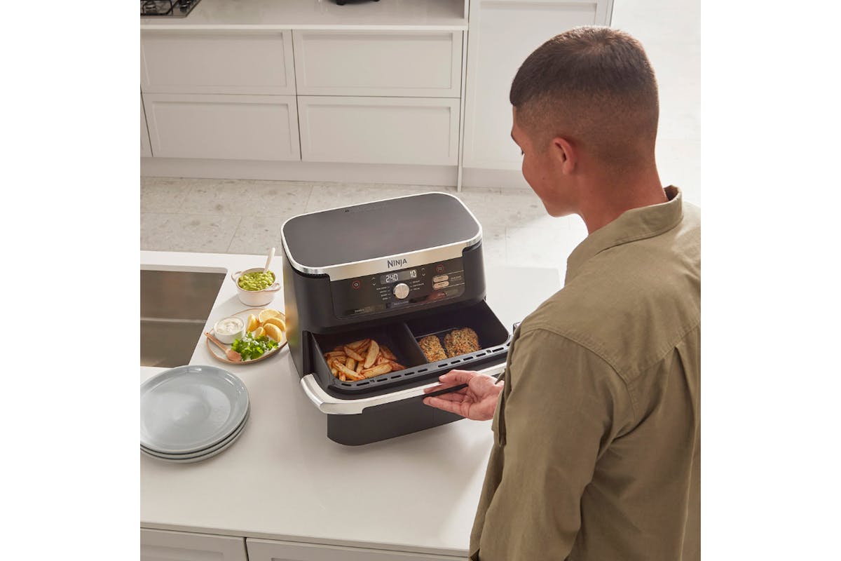 Ninja 10.4L Foodi Dual Zone Air Fryer | AF500UK | Black-6