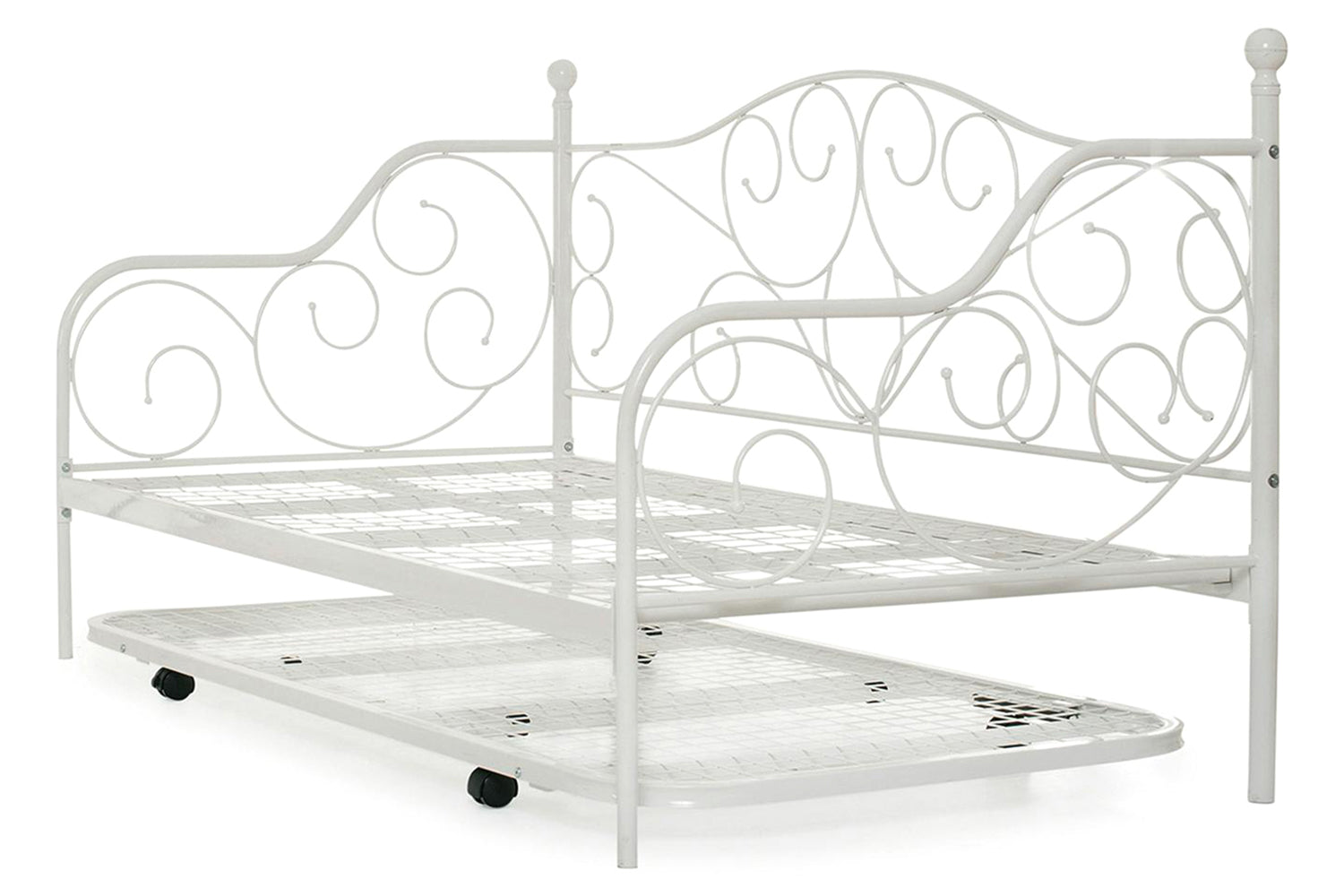 Kathrine Trundle Guest Bed | White-7