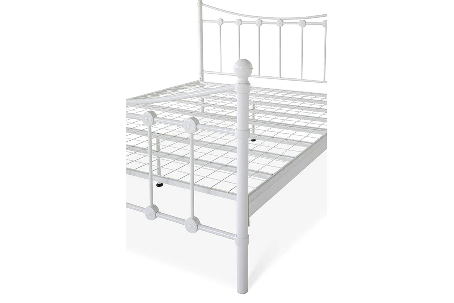 Diane Bed Frame | Double | 4ft6 | White-5