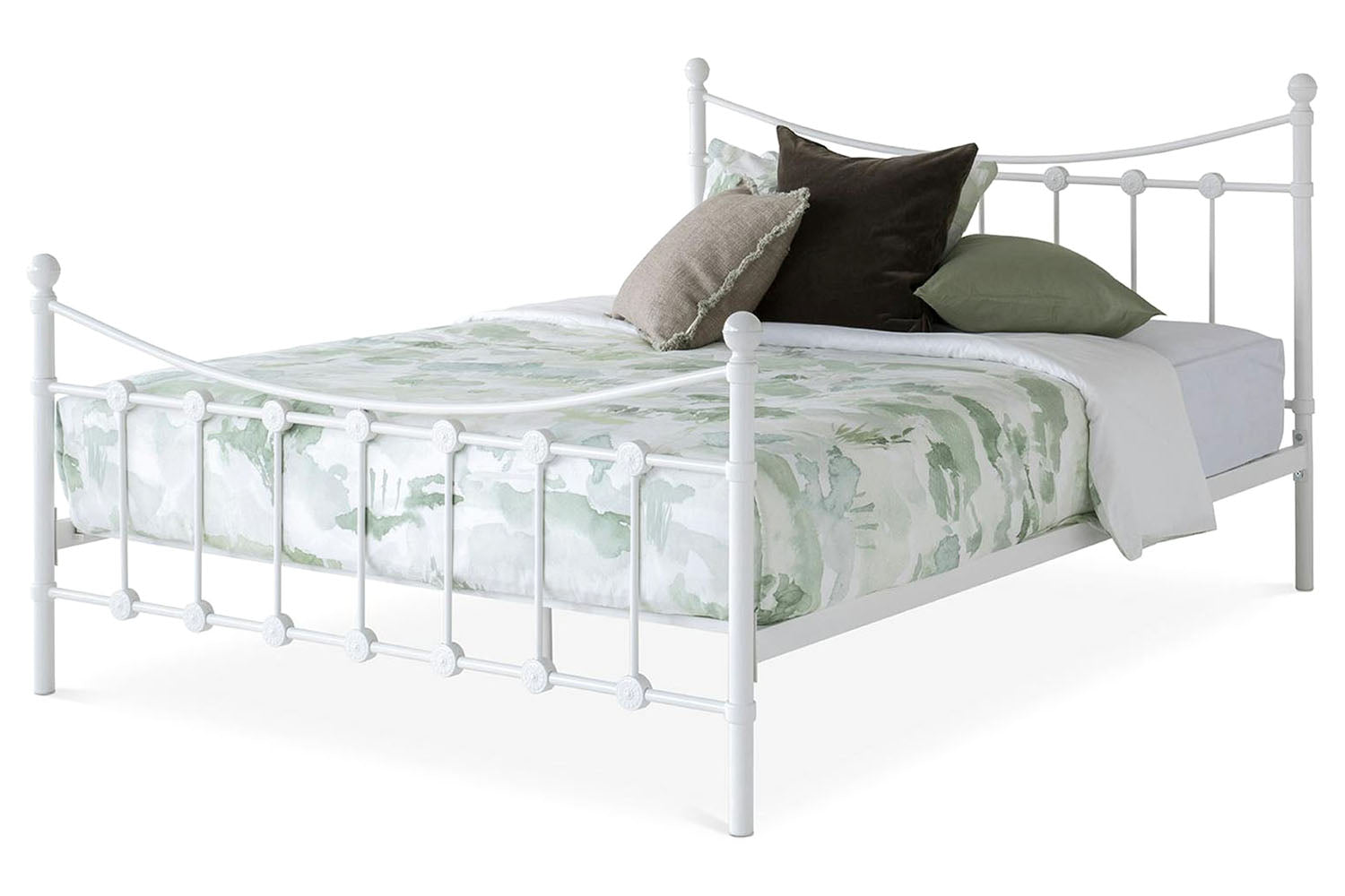 Diane Bed Frame | Double | 4ft6 | White-8