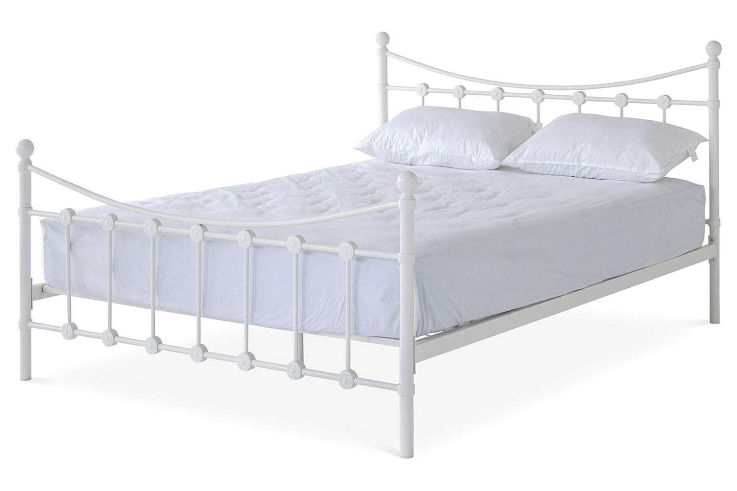 Diane Bed Frame | Small Double | 4ft | White-6