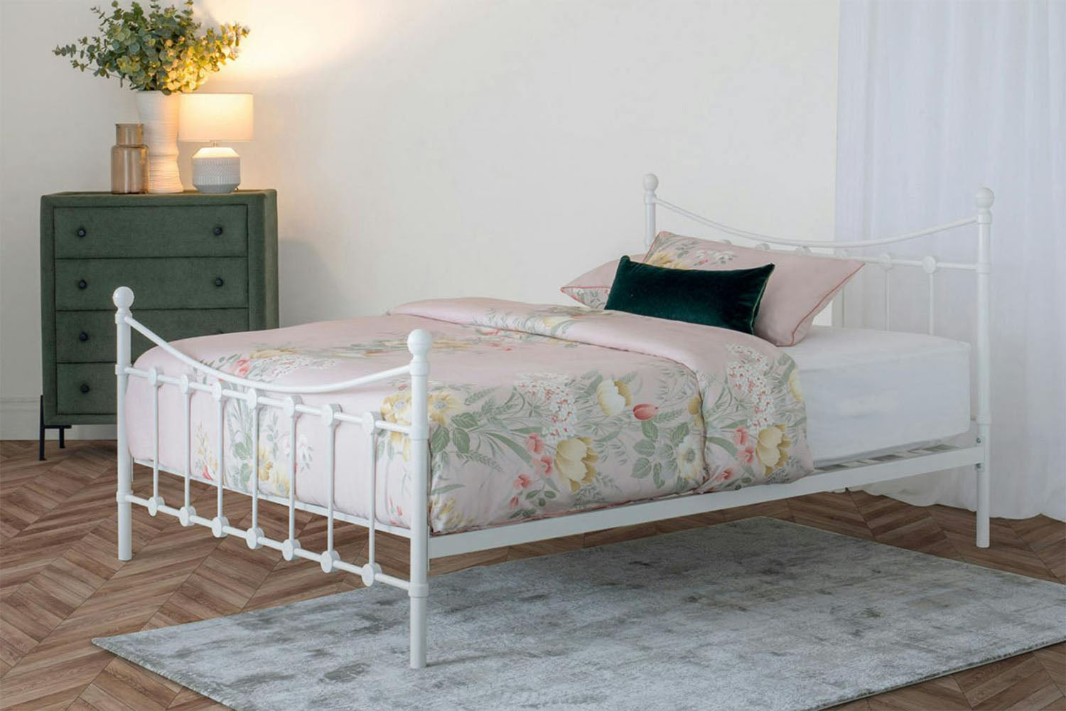 Diane Bed Frame | King | 5ft | White