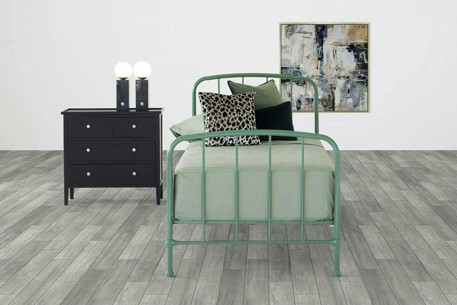 Dillon Bed Frame | Single | 3ft | Green
