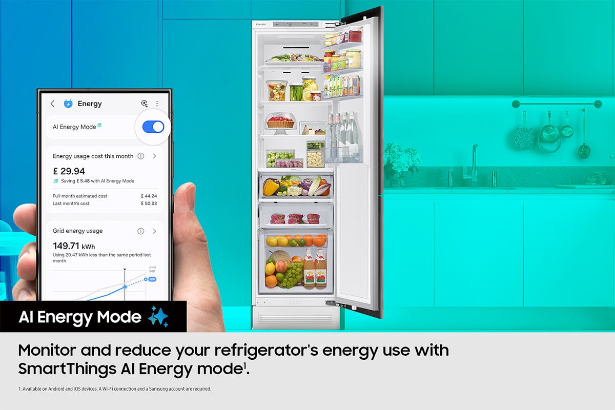 Samsung Smart Integrated One Door Fridge with SpaceMax™| BRR29723EWW/EU-4