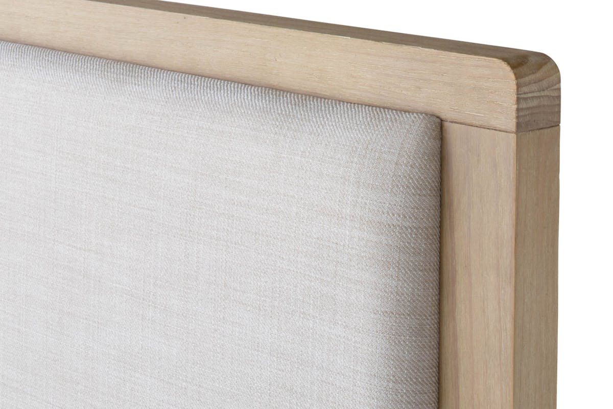 Albury Headboard with 2 Bedside Lockers | Adjustable Size | Oak Effect-3
