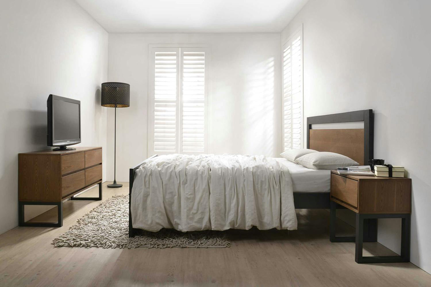 Alexis Bed Frame | Double | 4ft6 | Ash/Charcoal-4