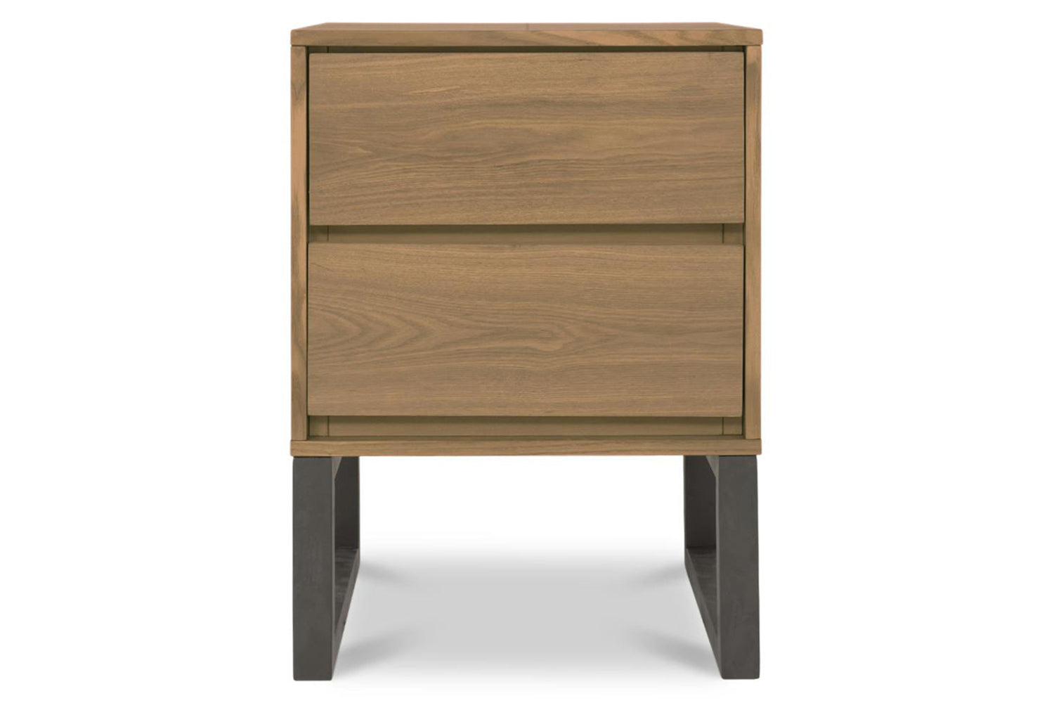 Alexis Bedside Table | 2 Drawer | Ash/Charcoal