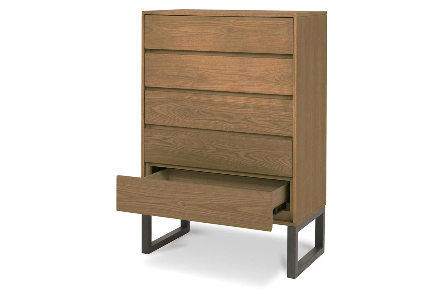 Alexis Chest Of Drawer | 5 Drawer | Ash/Charcoal-5