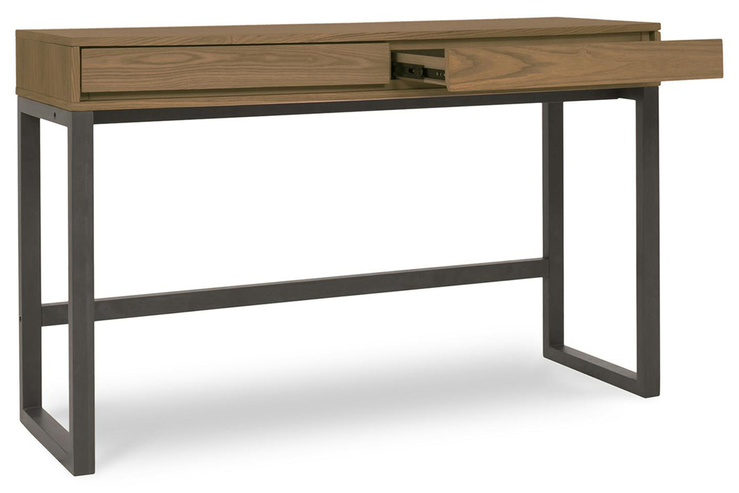 Alexis Desk | 2 Drawer | Ash/Charcoal-2