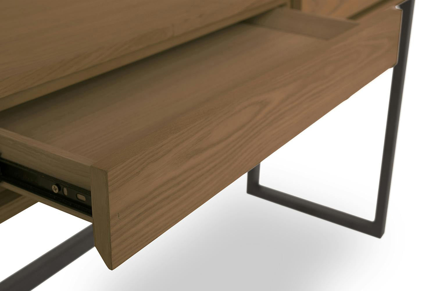 Alexis Desk | 2 Drawer | Ash/Charcoal-5