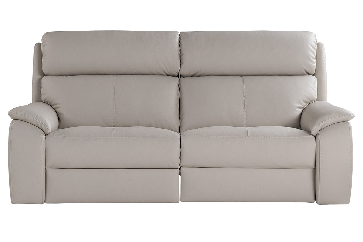 Amalfi 3 Seater Sofa | Power Recliner | Leather | Tan