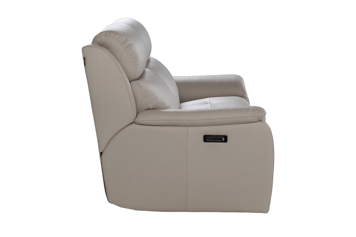 Amalfi 3 Seater Sofa | Power Recliner | Leather | Tan-6
