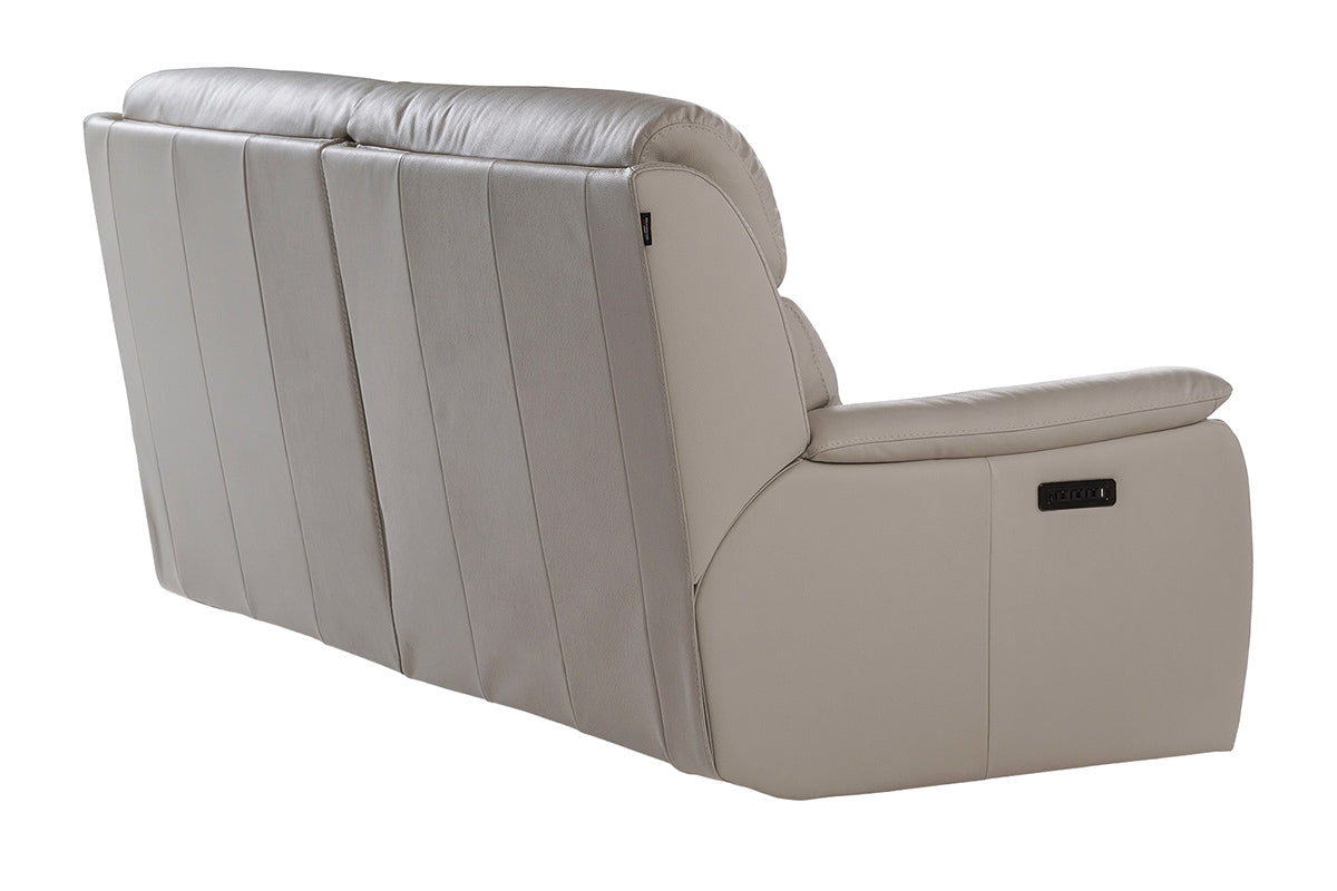 Amalfi 3 Seater Sofa | Power Recliner | Leather | Tan-7