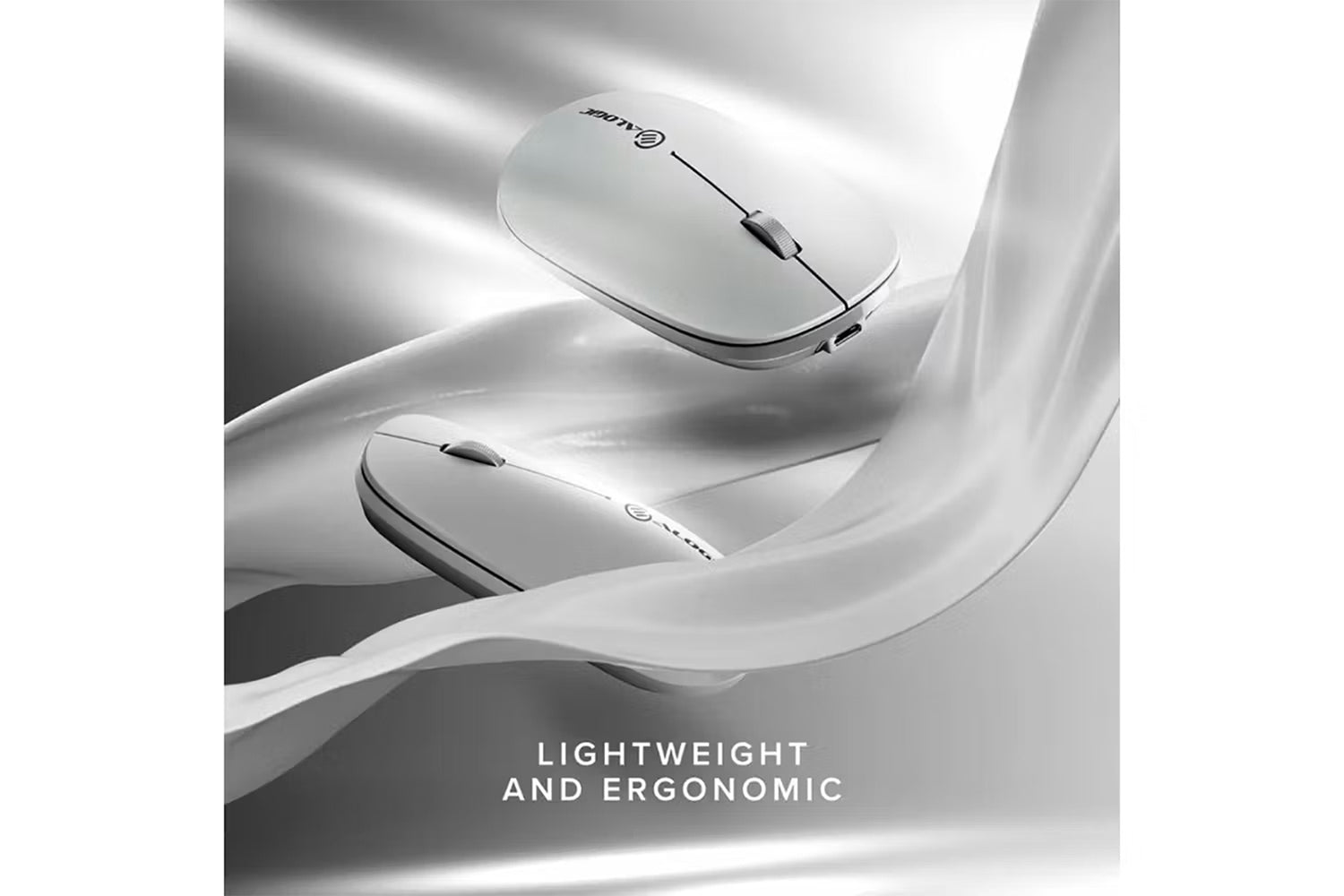 Alogic Echelon USB-C Rechargeable Wireless Mouse | AMBT4KWH | White-4