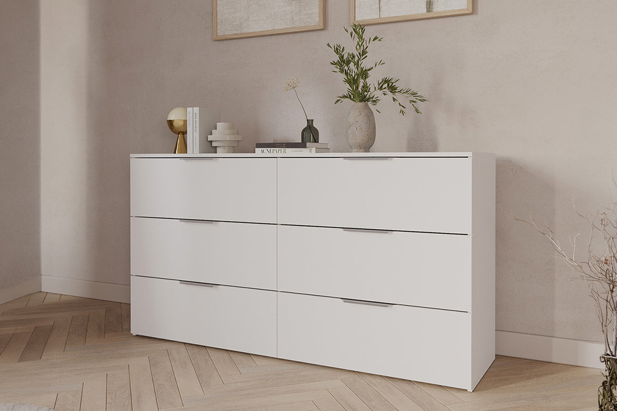 Ghost Dresser | 6 Drawer | White-2