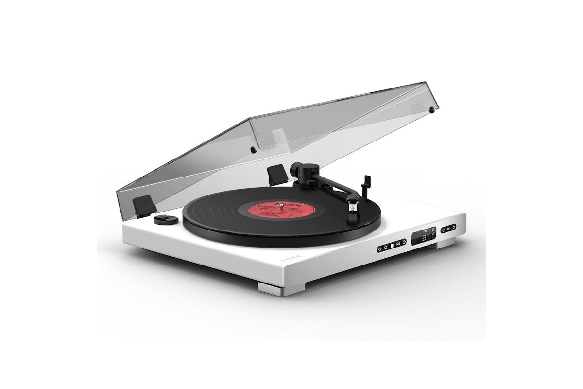 Mixx Analog Plus 2-in-1 CD/Record Player with Bluetooth | White | MRRP-85-WH-583-3