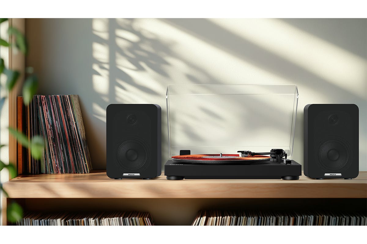 Mixx Analog System 5 Vinyl Record Player + Wireless Speakers | MAS-05-BK-488 | Black-3
