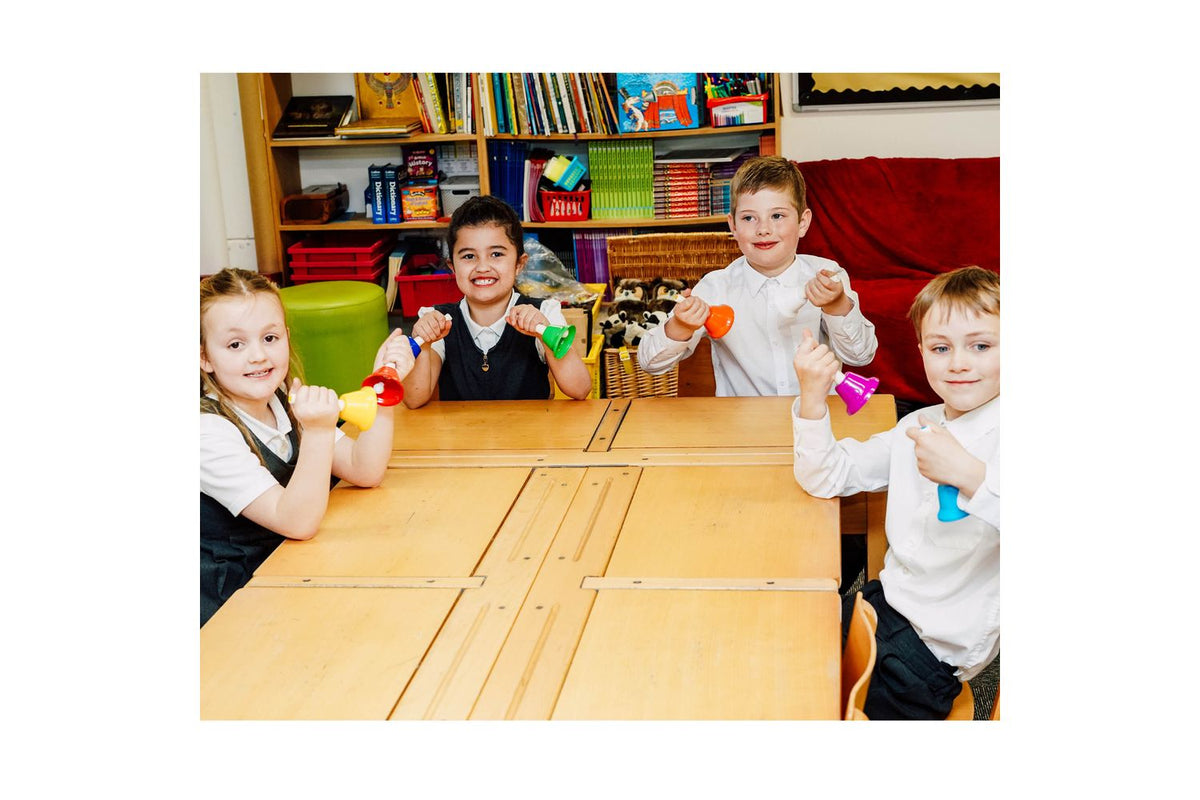 A-star Coloured Hand Bells Set Of 8-4