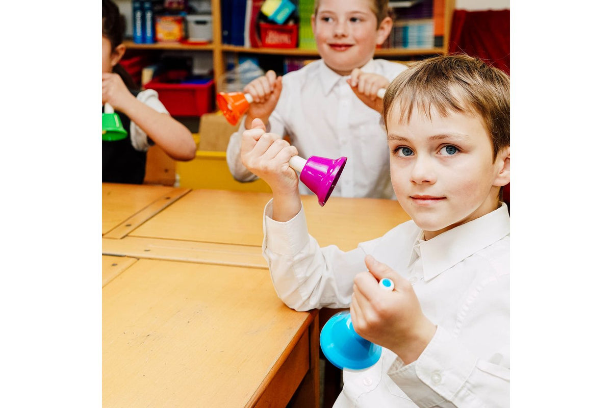 A-star Coloured Hand Bells Set Of 8-5