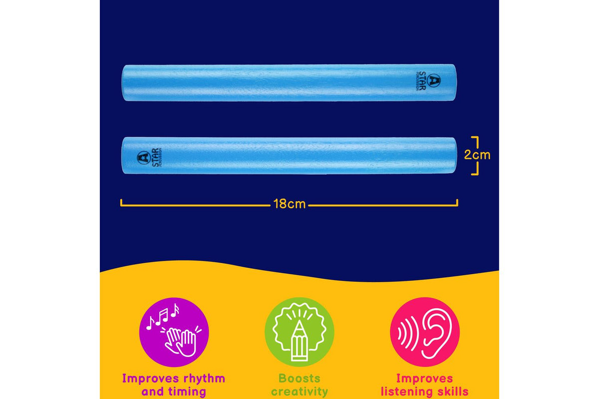 A-star Claves - Blue - 10 Pairs-3