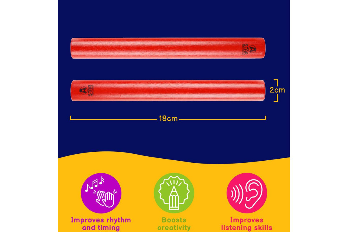 A-star Claves - Red - 10 Pairs-3