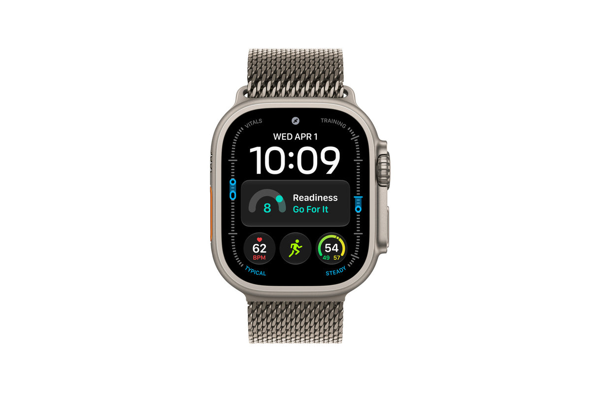 Apple Watch Ultra 4 | GPS + Cellular | 49mm | Natural Titanium | Natural Titanium Milanese Loop | M-2