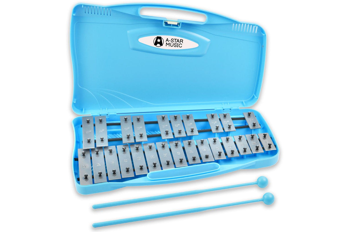 A-star 25 Note Chromatic Glockenspiel - Blue