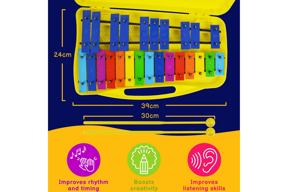 A-star 25 Note Chromatic Glockenspiel - Rainbow-2