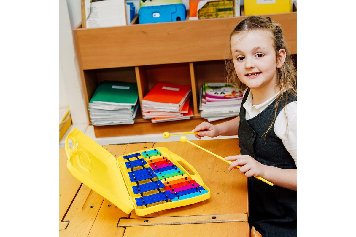 A-star 25 Note Chromatic Glockenspiel - Rainbow-4