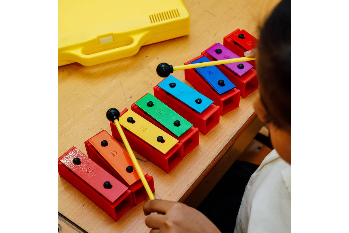 A-star Rainbow Chime Bar Set With Hard Case-6