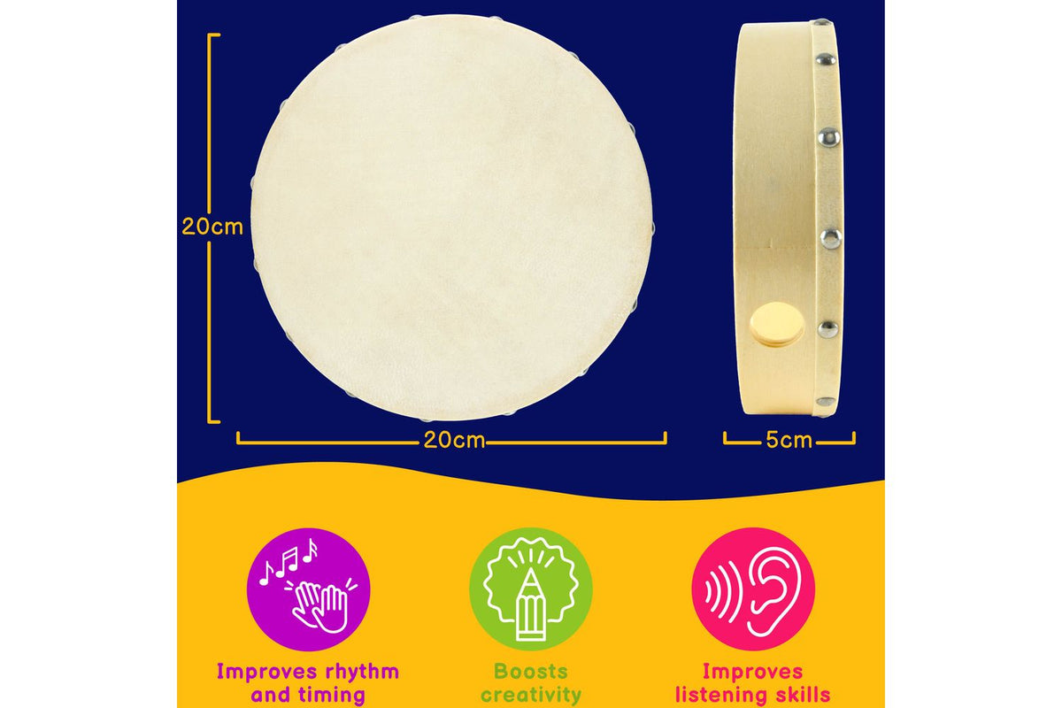 A-star Pre-tuned Hand Drum - 8 Inch - Pack Of 10-3