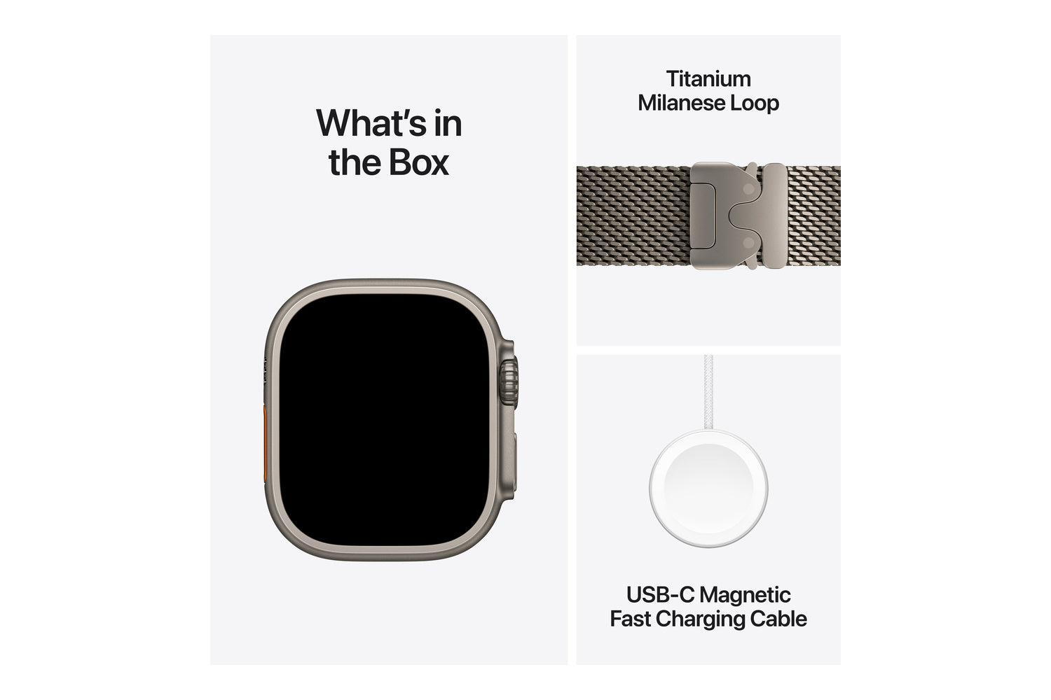 Apple Watch Ultra 4 | GPS + Cellular | 49mm | Natural Titanium | Sand Trail Loop | M/L-7