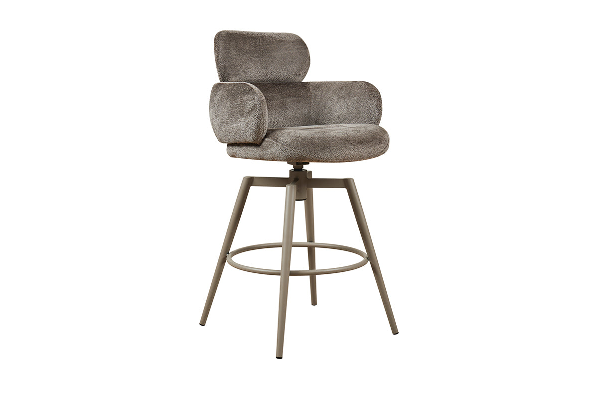 Vera Counter Stool | Swivel | Mocha-4