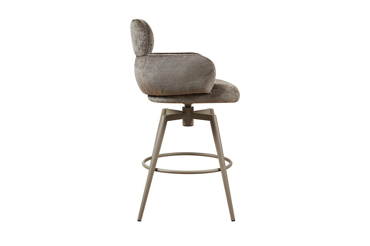 Vera Counter Stool | Swivel | Mocha-6