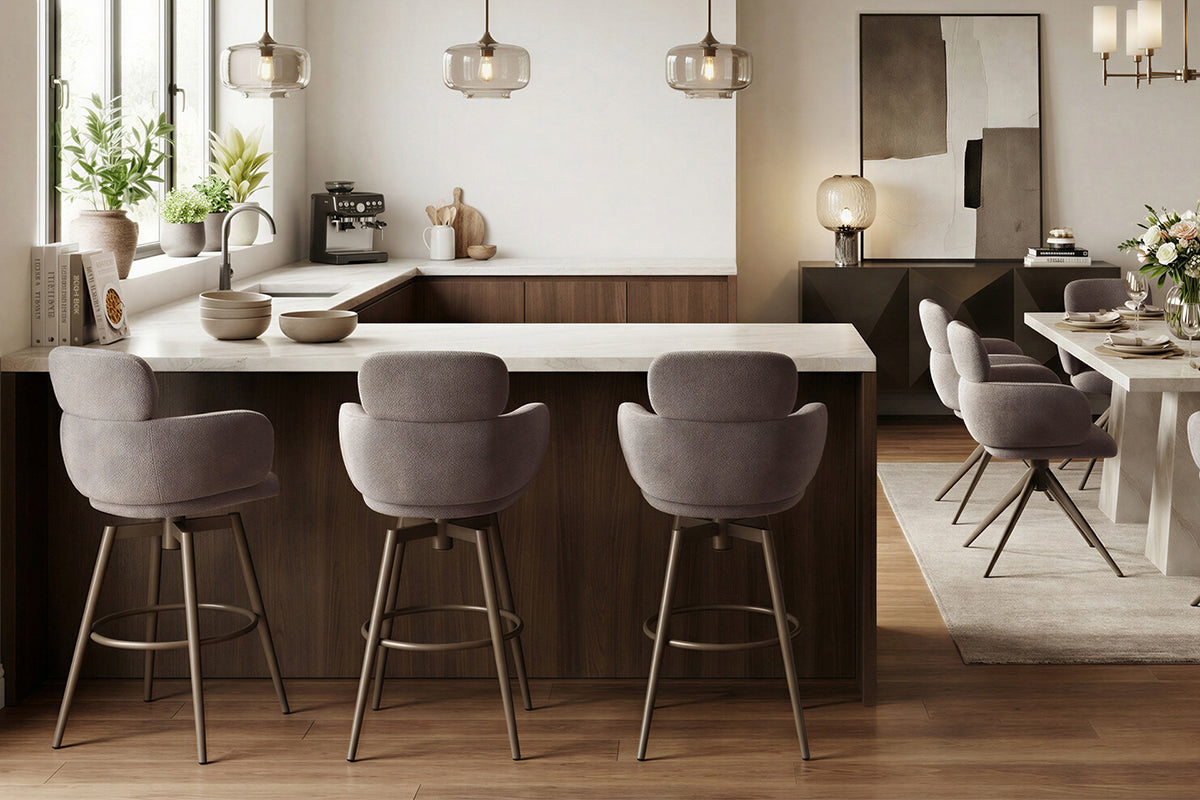Vera Counter Stool | Swivel | Mocha-7