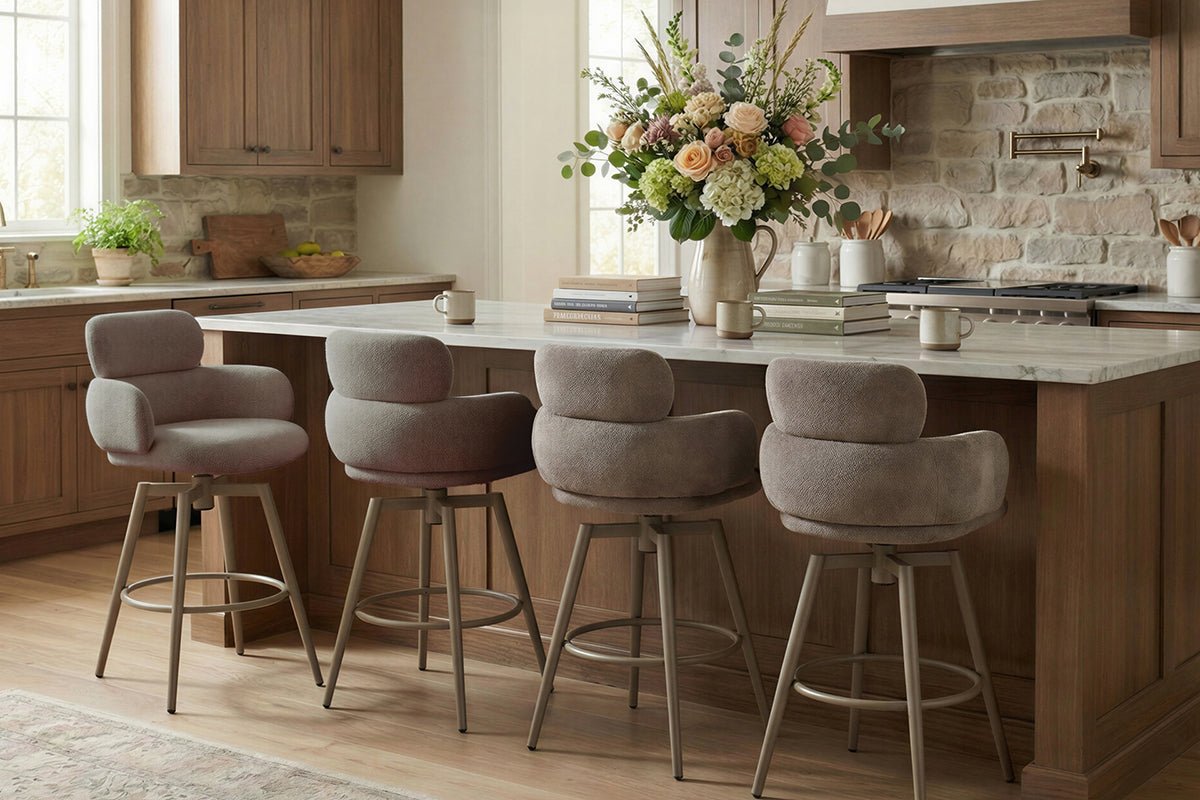 Vera Counter Stool | Swivel | Mocha-2