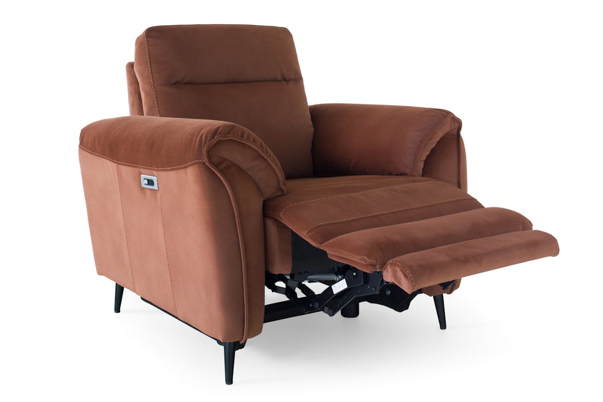 Arbour Armchair | Power Recliner | Fabric | Rust-5