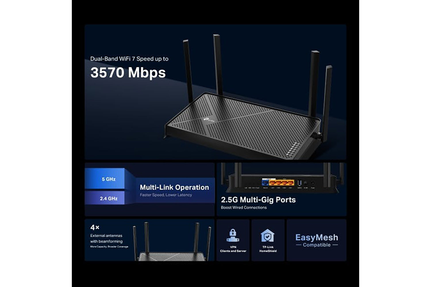 TP-Link BE3600 Dual-Band Wi-Fi 7 Router-4
