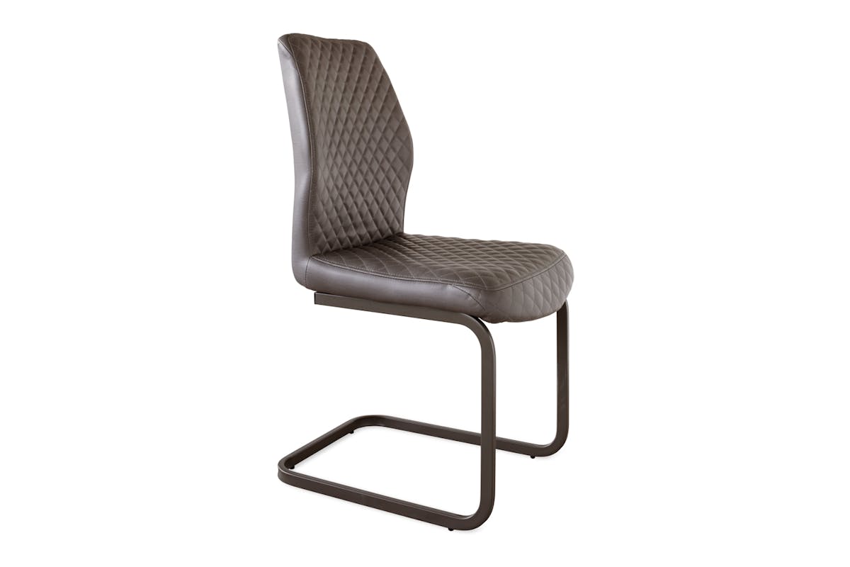 Ark Dining Chair | Leather | Brown-4