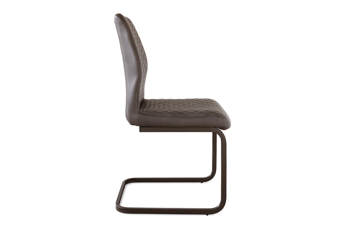 Ark Dining Chair | Leather | Brown-5