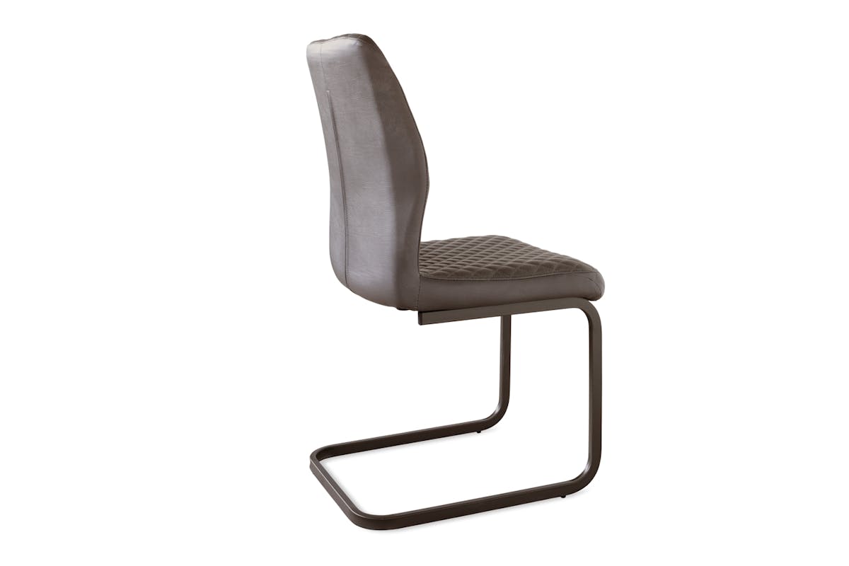 Ark Dining Chair | Leather | Brown-6
