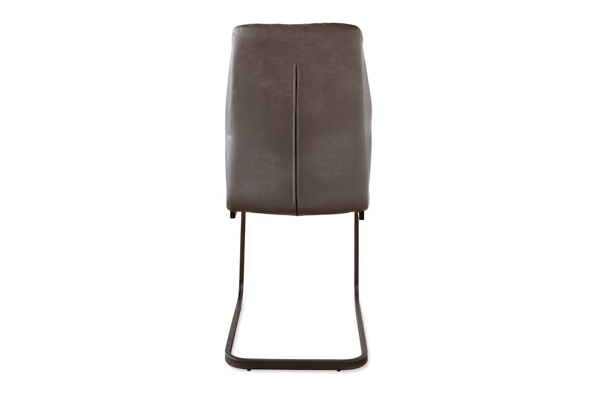 Ark Dining Chair | Leather | Brown-8